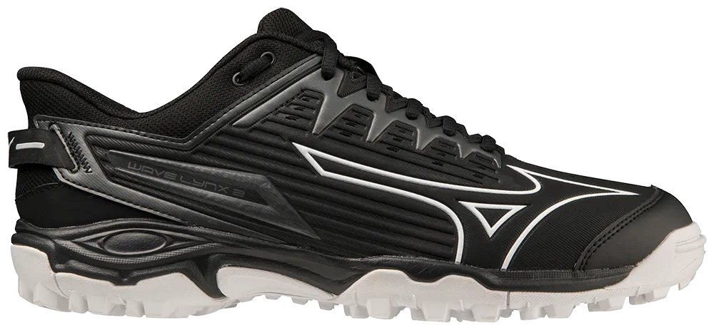 Mizuno Wave Lynx 2 Hockey Shoes - Black/White (2023/24)