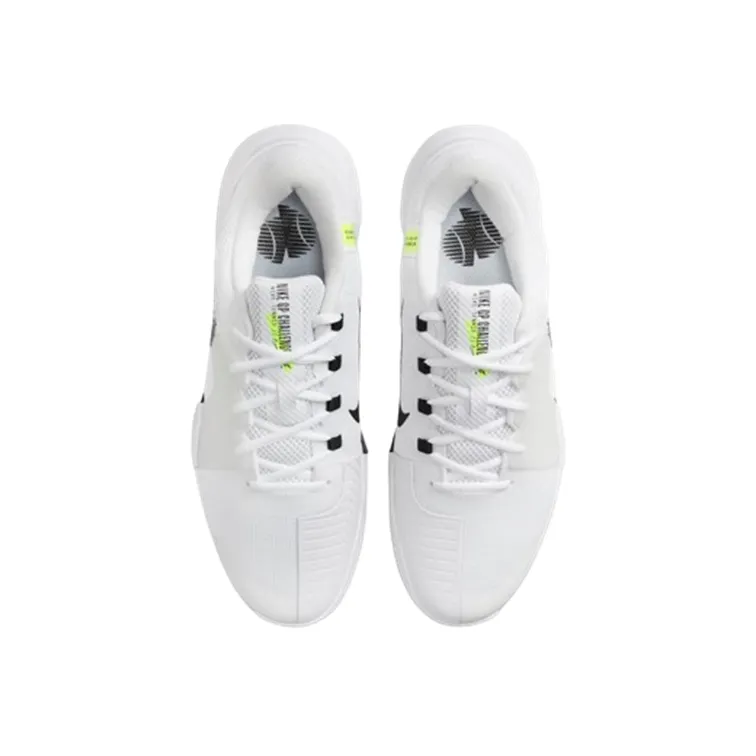 Nike Zoom GP Challenge 1 White & Black Men's Tennis Shoes