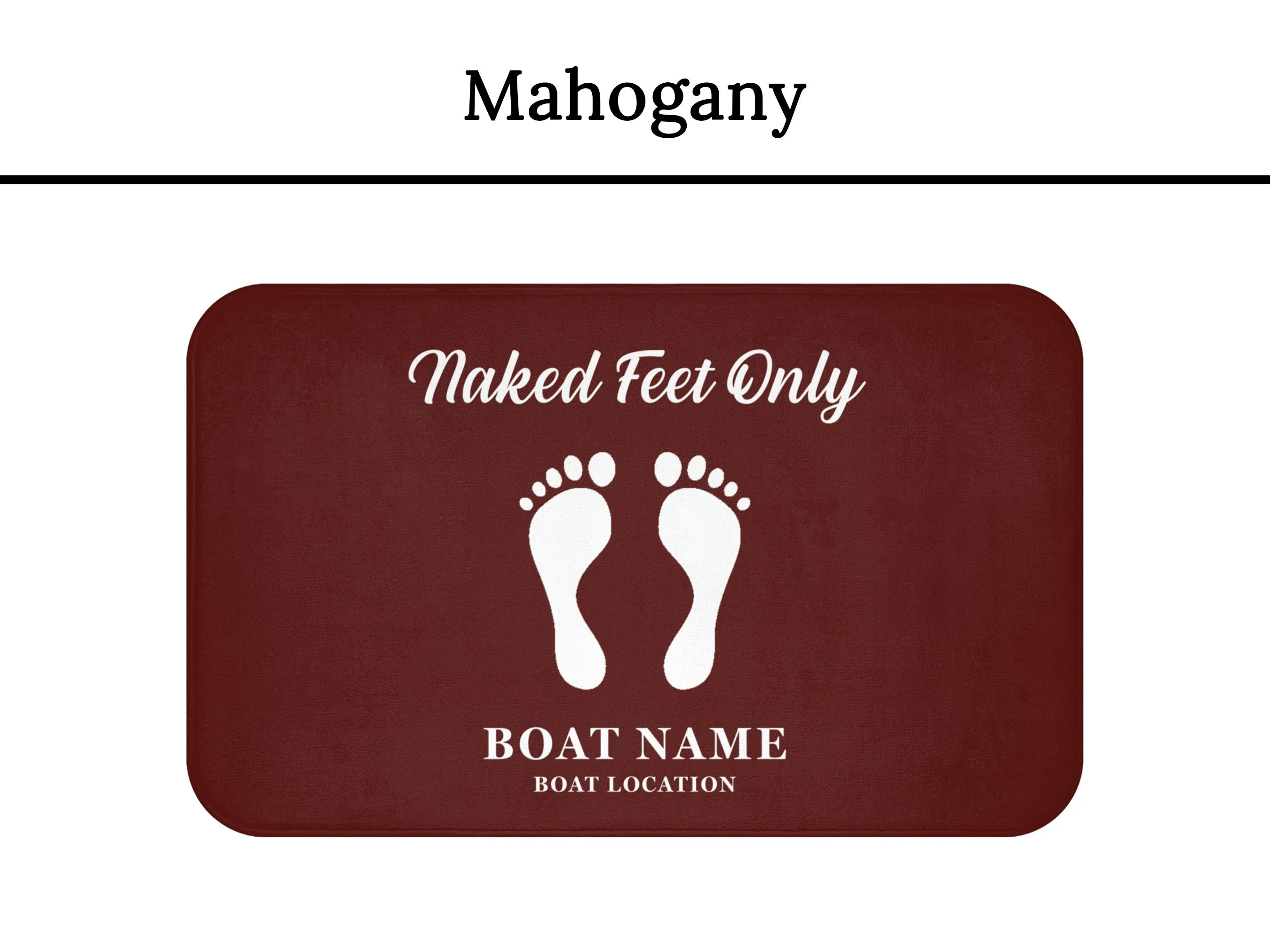 No Shoes Boat Mat | Upwind Design