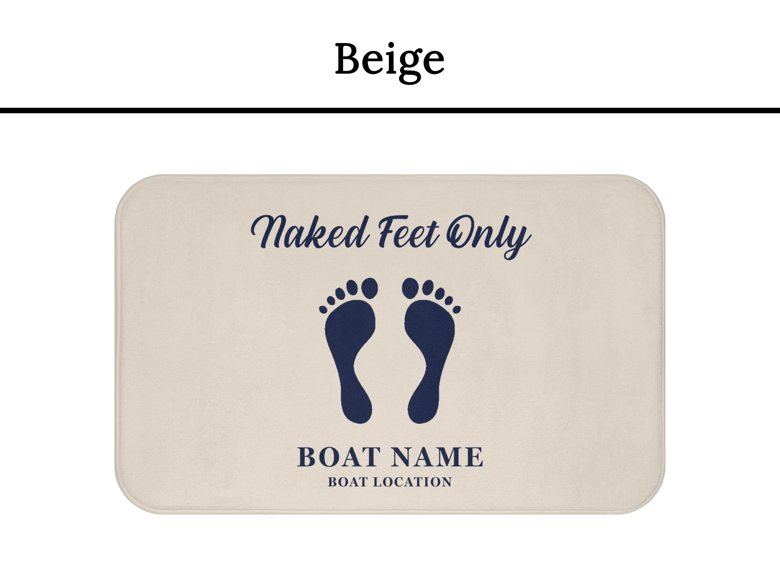 No Shoes Boat Mat | Upwind Design