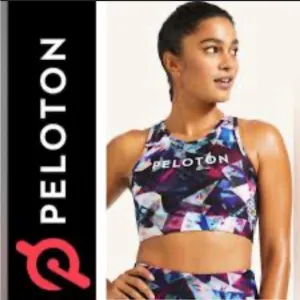 NWT Peloton abstract cute sports bra
