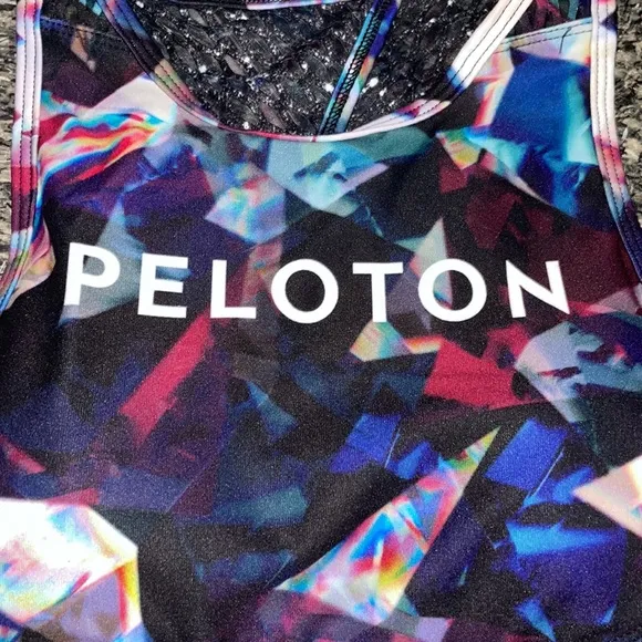 NWT Peloton abstract cute sports bra