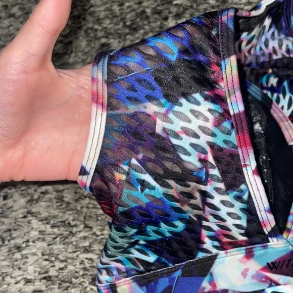 NWT Peloton abstract cute sports bra