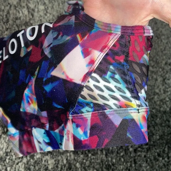 NWT Peloton abstract cute sports bra