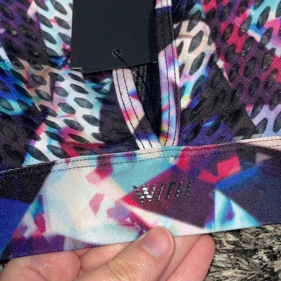 NWT Peloton abstract cute sports bra