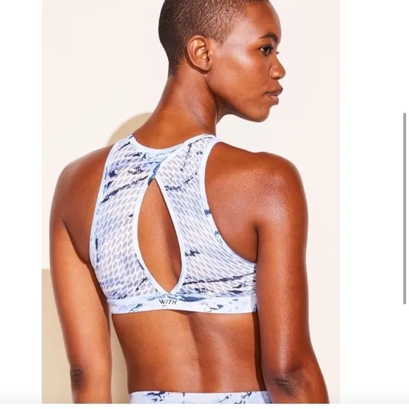 Peloton x WITH High Neck Geode Bra