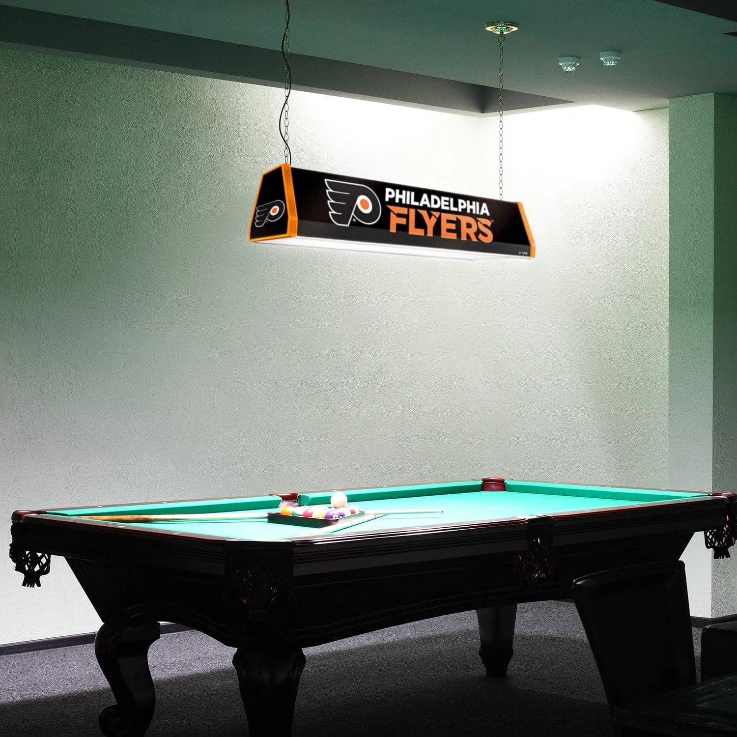 Philadelphia Flyers: Standard Pool Table Light