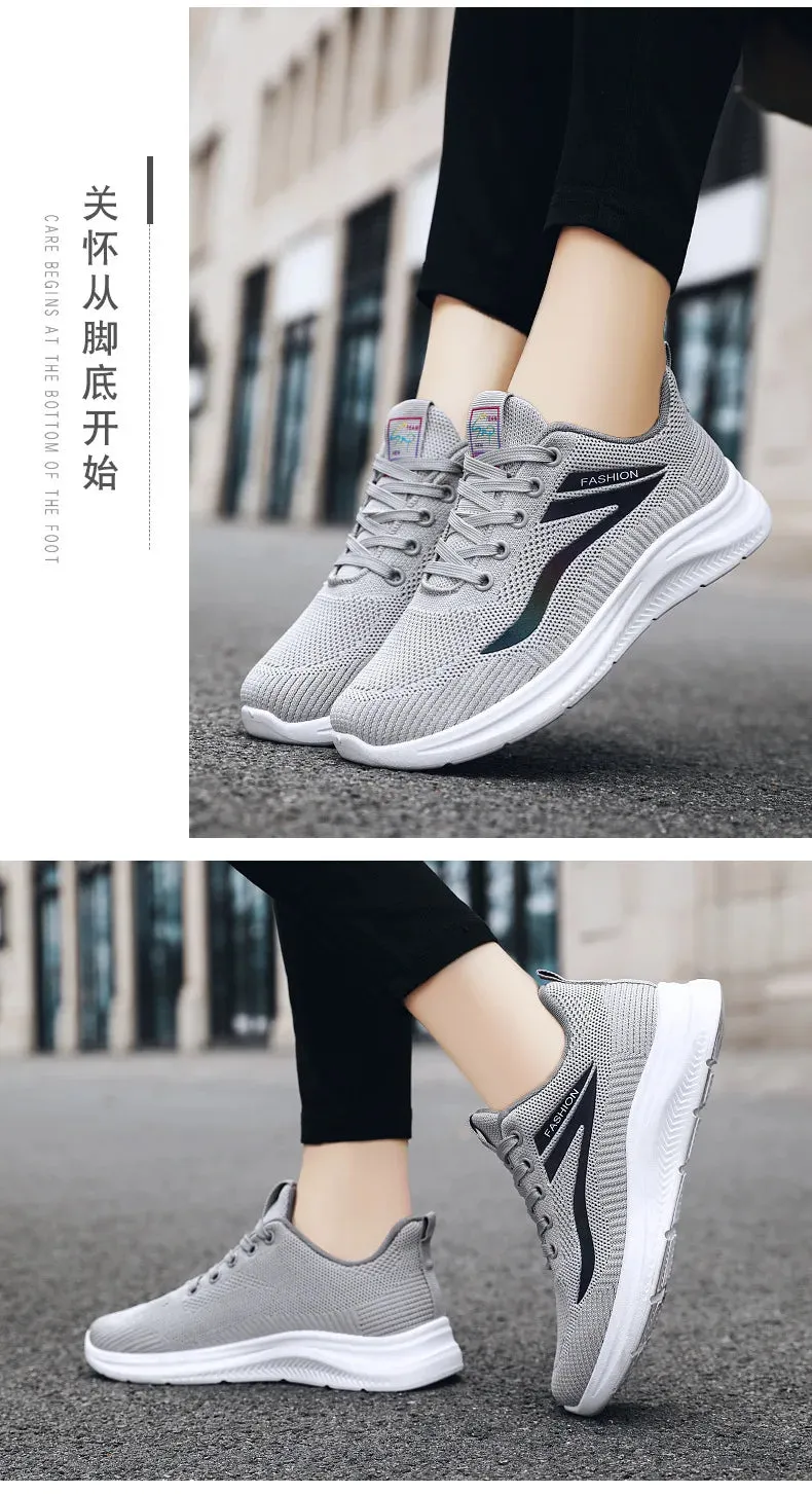 shoes women 2024 spring and autumn new foreign trade women's shoes hot shoes soft sole casual sports shoes