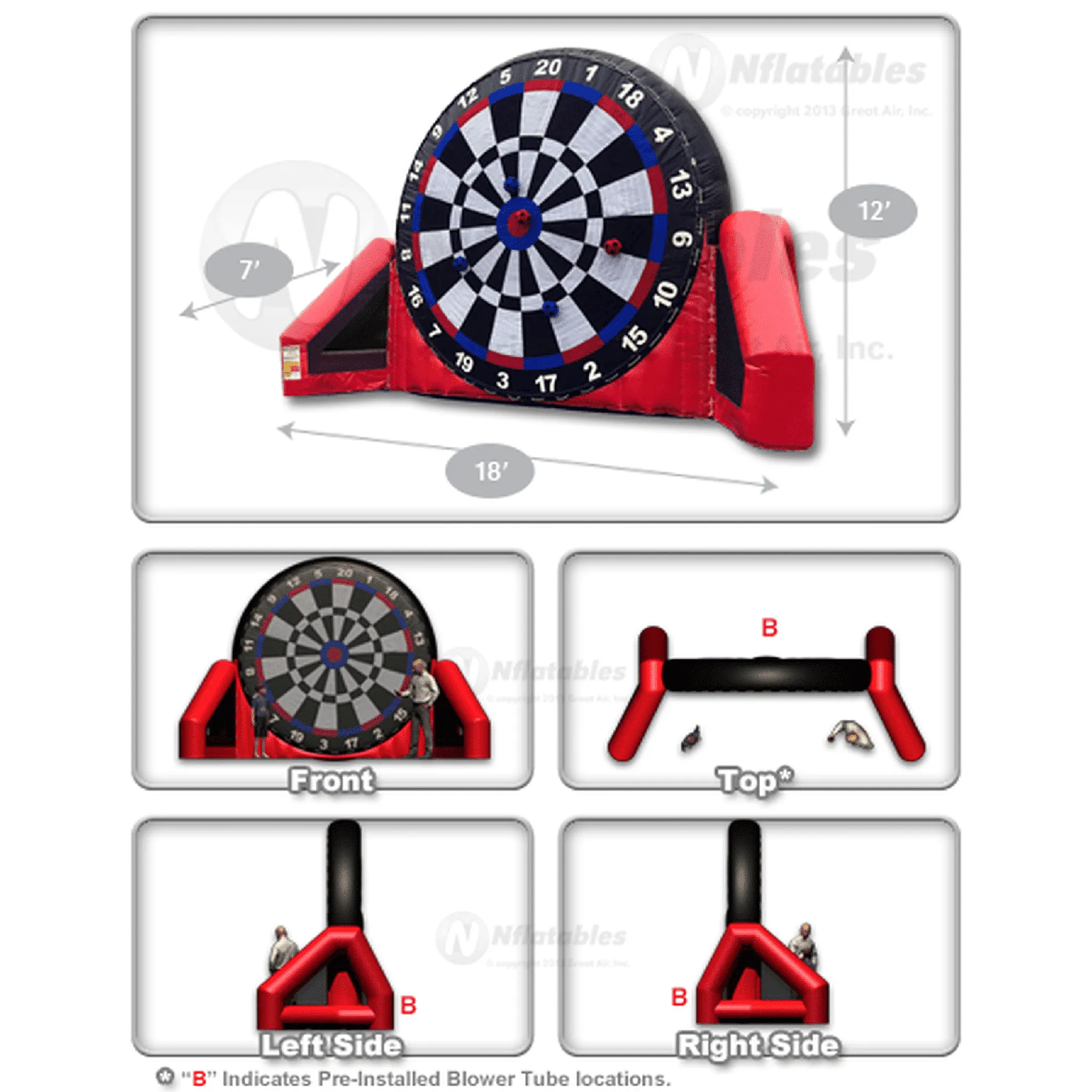 Soccer Darts Jr. (12')