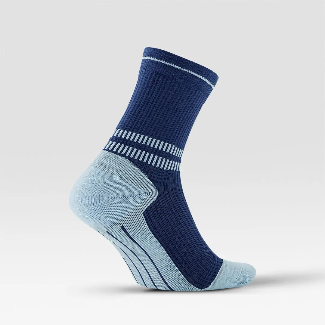Sports Ankle Socks Women | Dark Blue / Light Blue