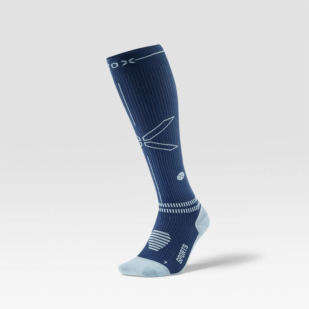 Sports Socks Men | Dark Blue / Light Blue