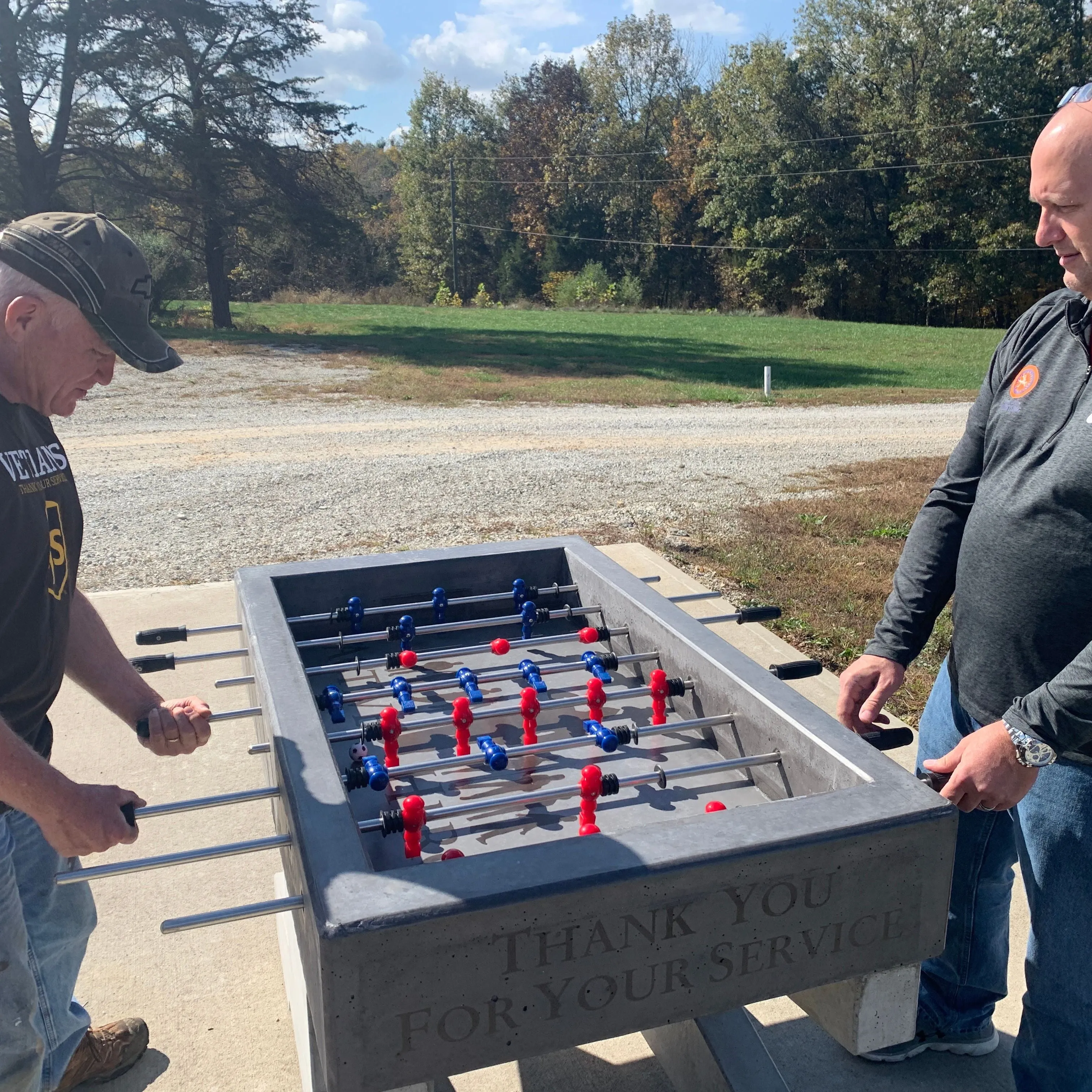 Stone Age Concrete Outdoor Foosball Table