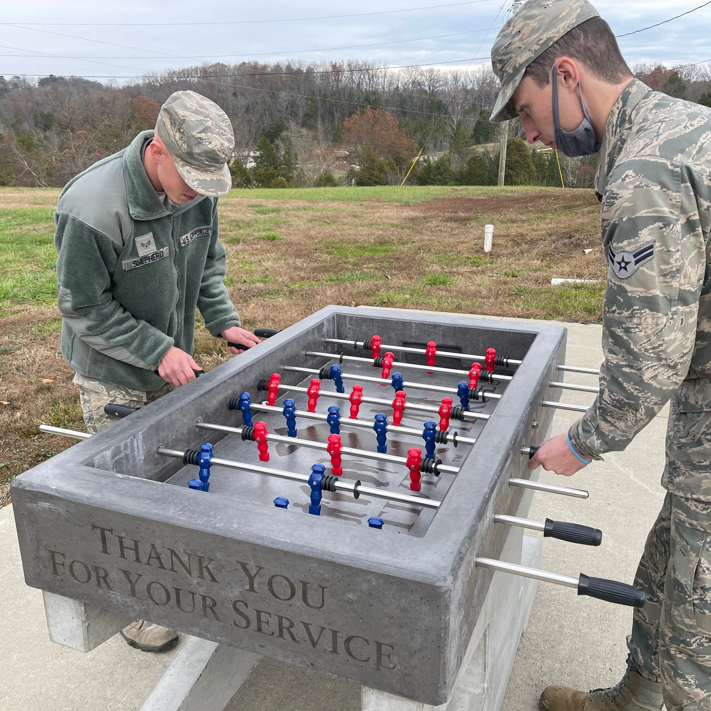 Stone Age Concrete Outdoor Foosball Table
