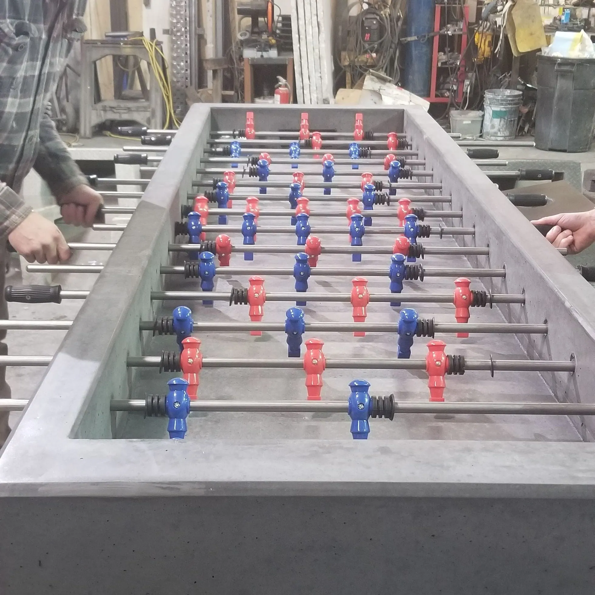 Stone Age Concrete Outdoor Foosball Table