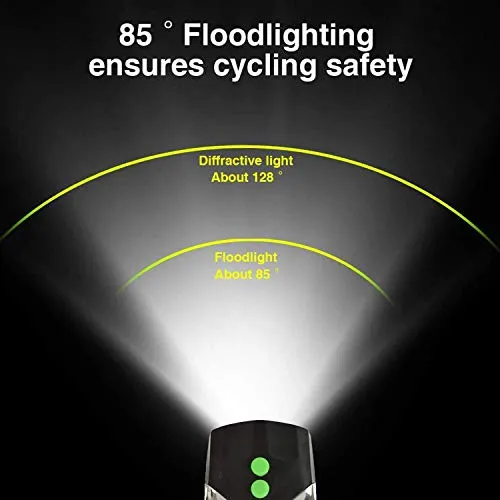 Strauss Bicycle LED Headlight with Horn
