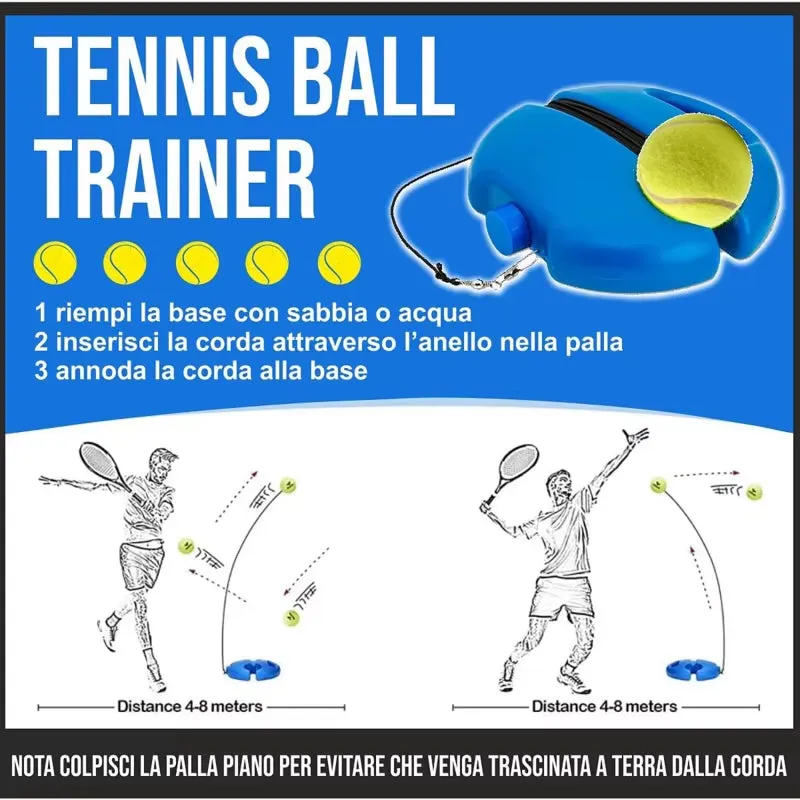 Tennis Training Ball Tennis Trainer Professional Training Primary Tool Exercise Self-Study Rebound Ball Indoor Tennis Practice