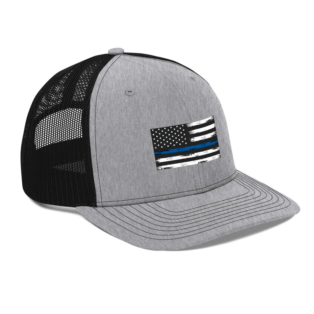 Thin blue line Trucker Cap