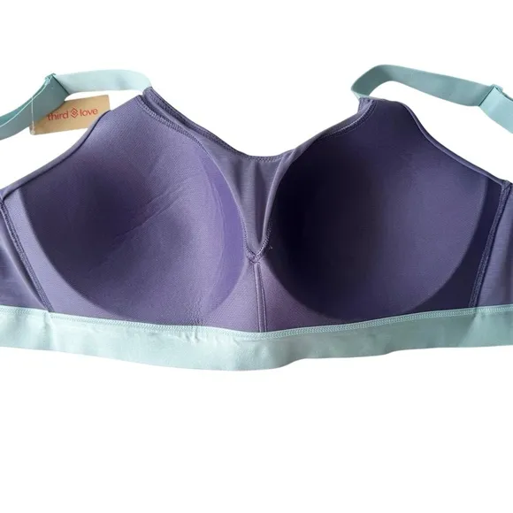 ThirdLove Kinetic Adjustable Sports Bra in Midnight Blue | 36 F NWT