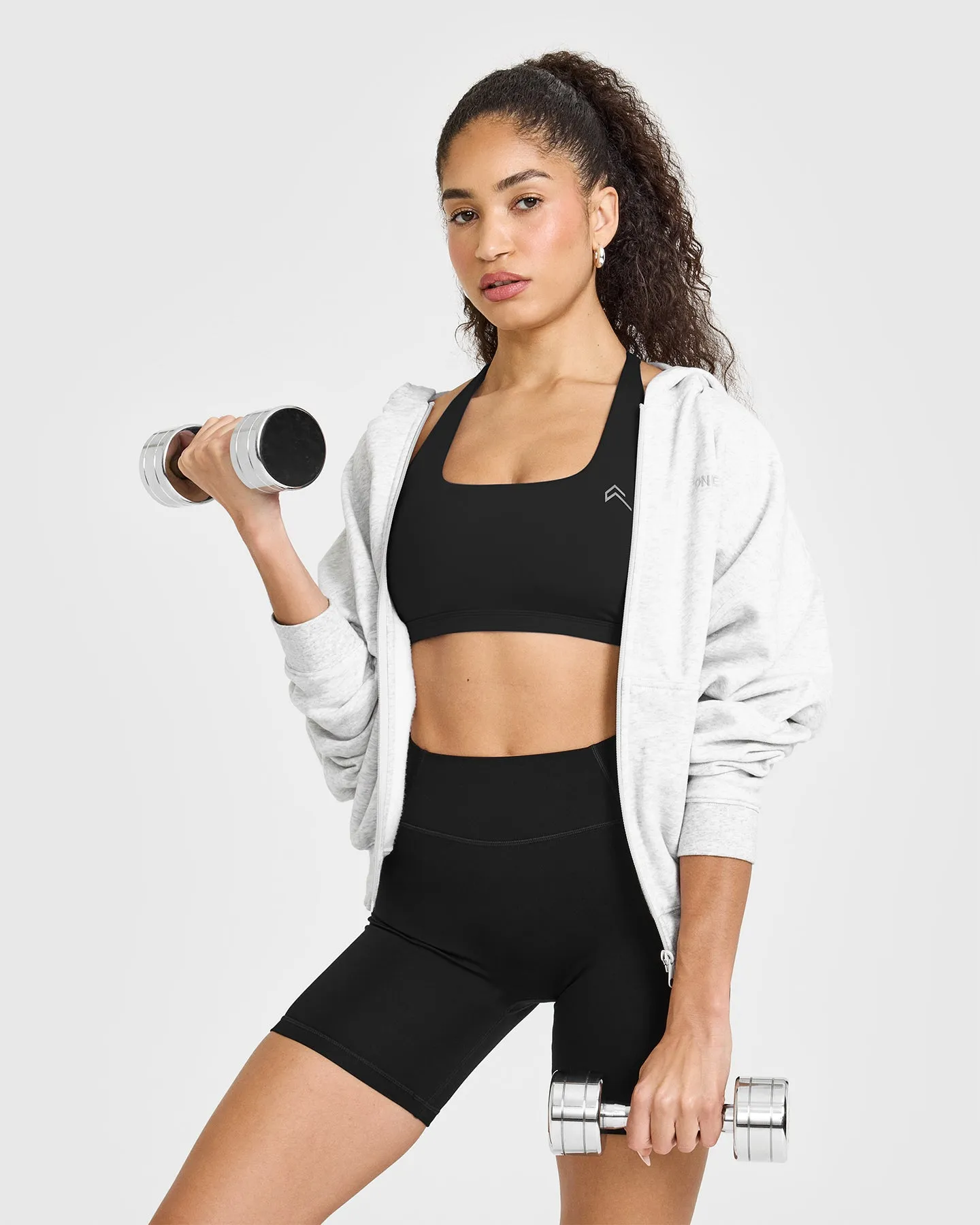 Timeless Square Neck Sports Bra | Black