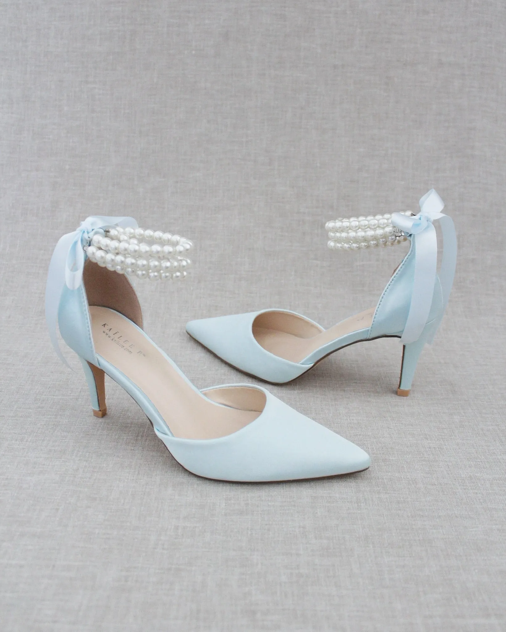 Trinity Pearl Wrap Bridal Shoes