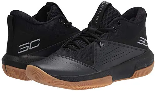 Under Armour Herren 3023917-003_46 Basketball Shoes, Black, EU