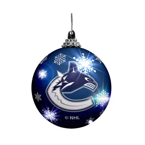 Vancouver Canucks Sports Vault NHL Light Up Ball Ornament