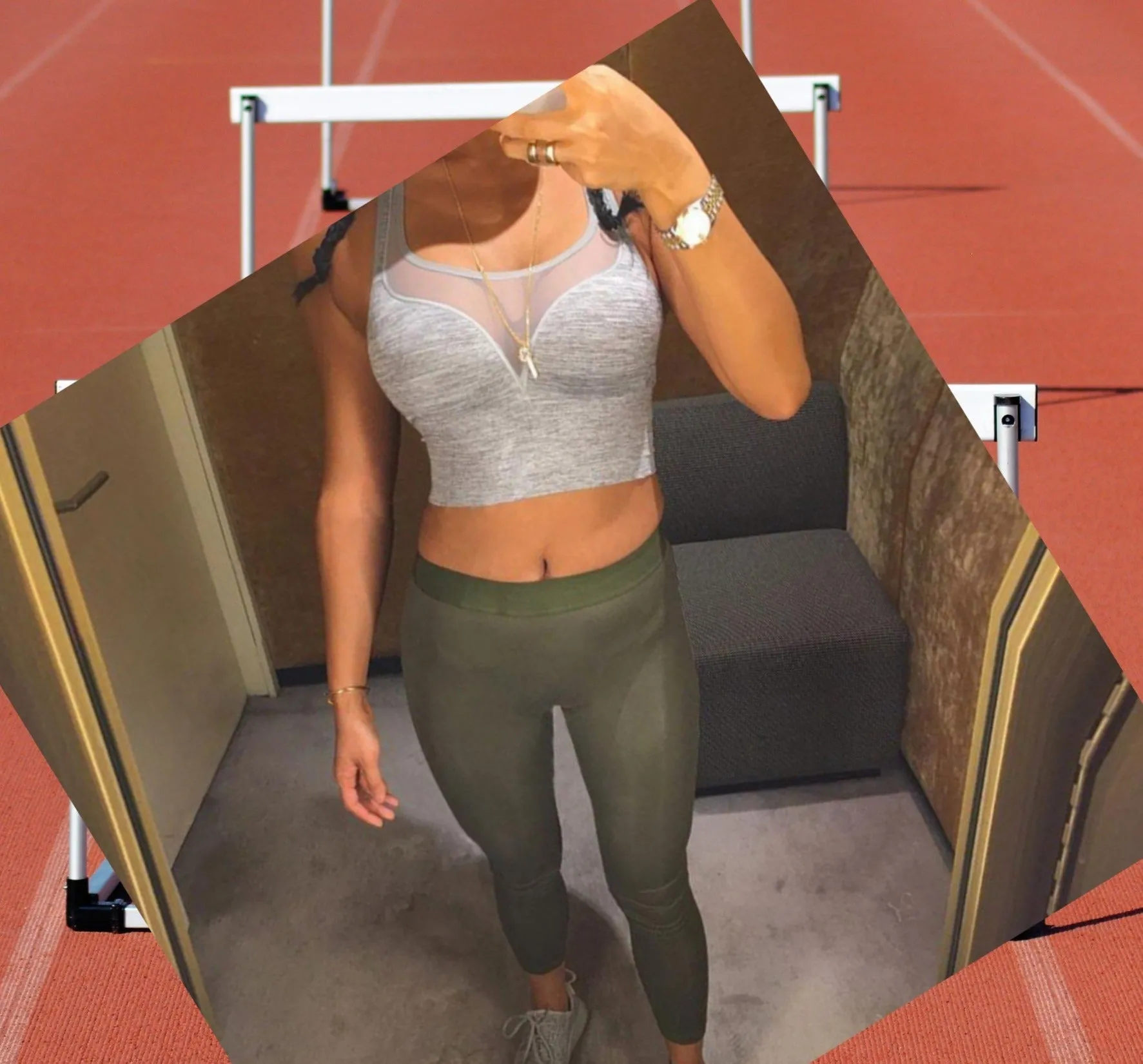 Women Mesh Patchwork Yoga Bra Top