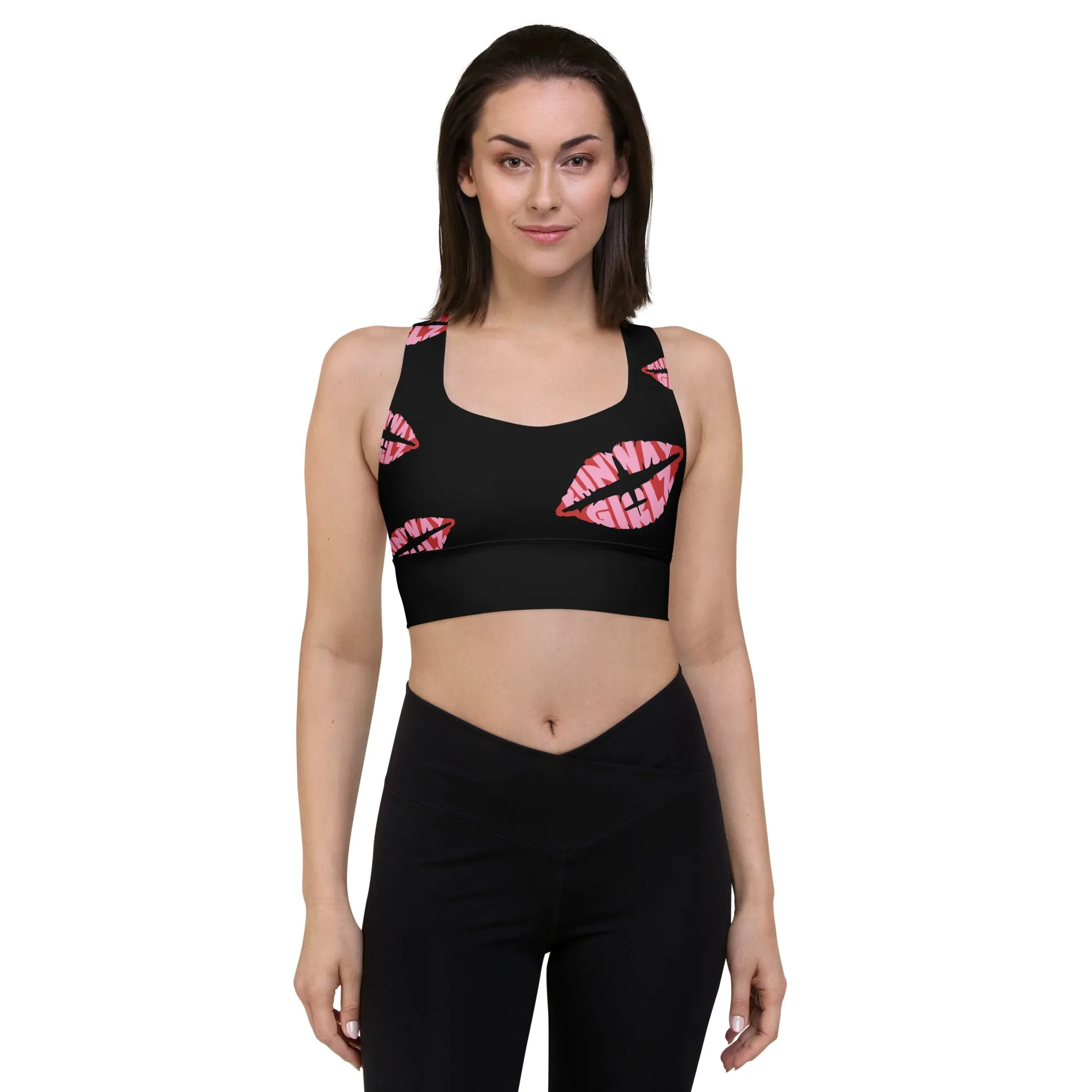 Women's Kisses x Planes Sports Bra