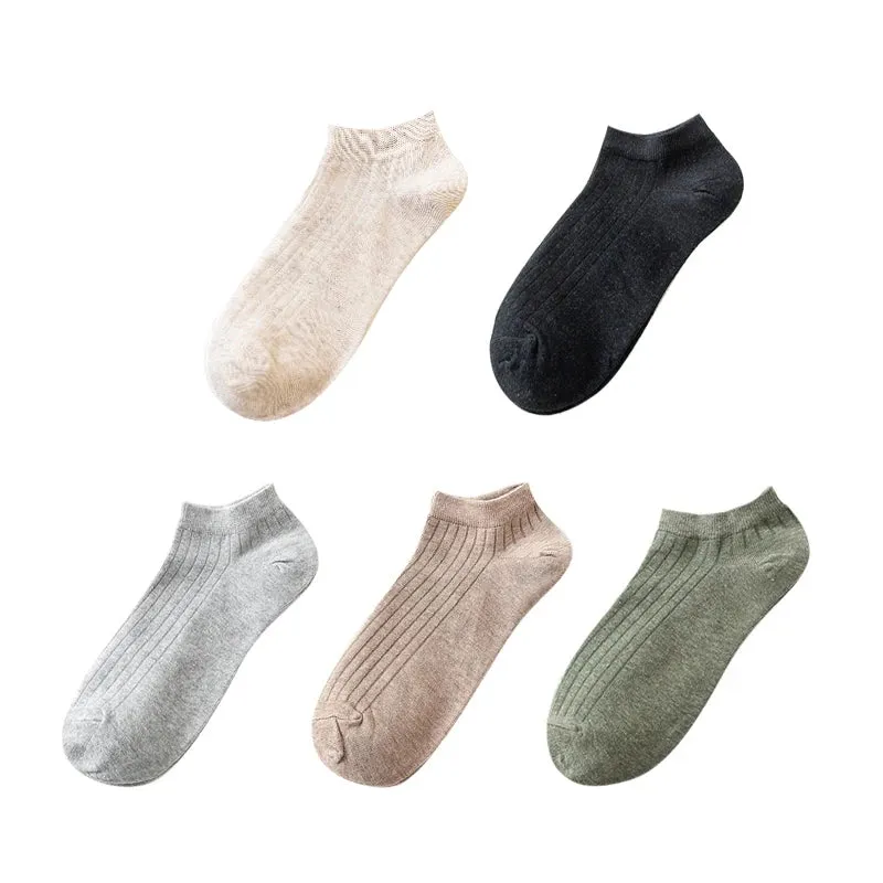Women’s Solid Casual Cotton Ankle Socks