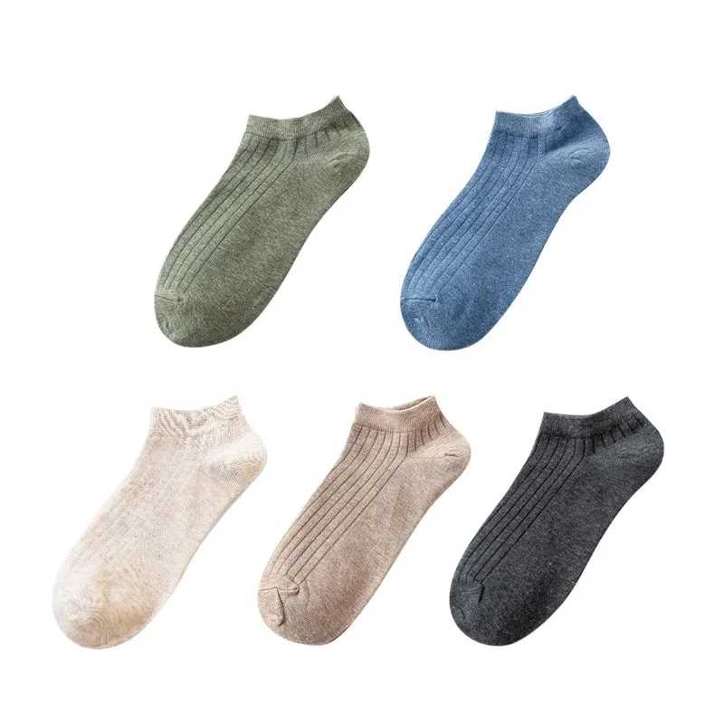 Women’s Solid Casual Cotton Ankle Socks