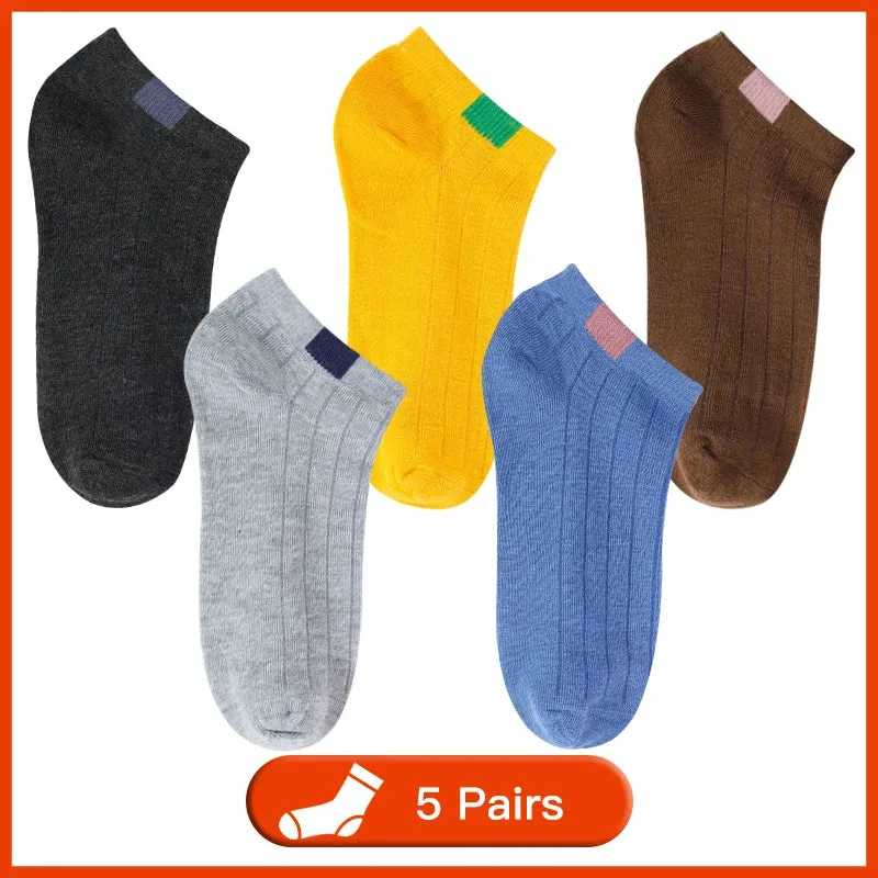 Women’s Solid Casual Cotton Ankle Socks