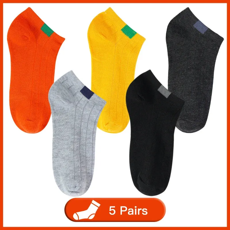 Women’s Solid Casual Cotton Ankle Socks