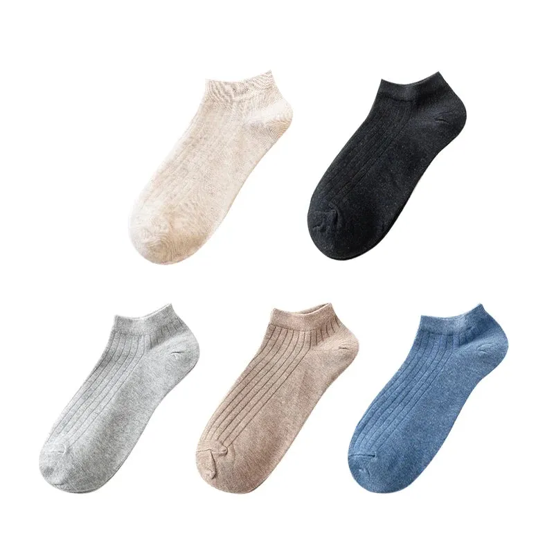 Women’s Solid Casual Cotton Ankle Socks