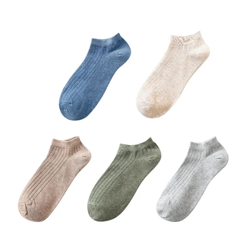 Women’s Solid Casual Cotton Ankle Socks