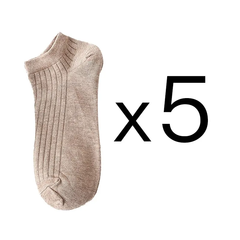 Women’s Solid Casual Cotton Ankle Socks