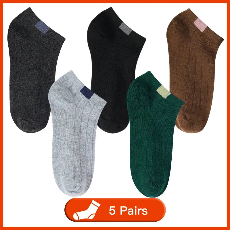 Women’s Solid Casual Cotton Ankle Socks
