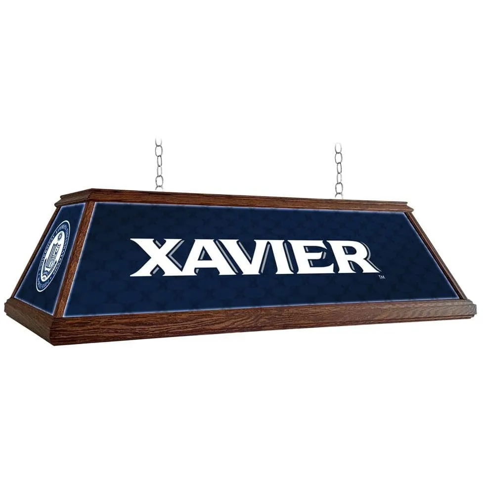 Xavier Musketeers: Premium Wood Pool Table Light