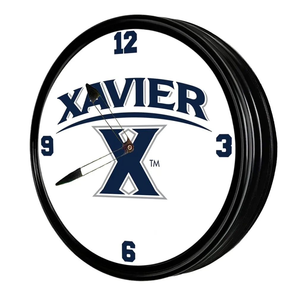 Xavier Musketeers: Retro Lighted Wall Clock