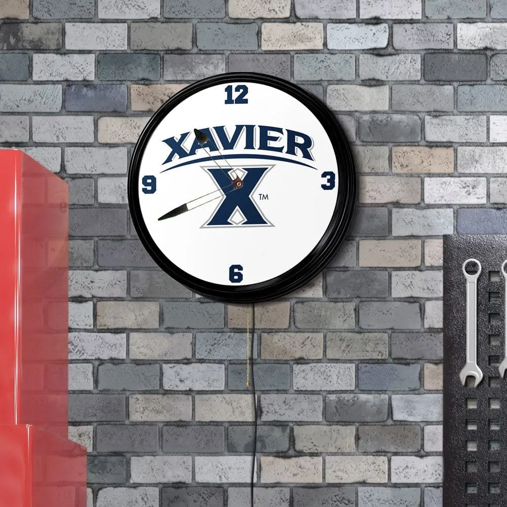 Xavier Musketeers: Retro Lighted Wall Clock